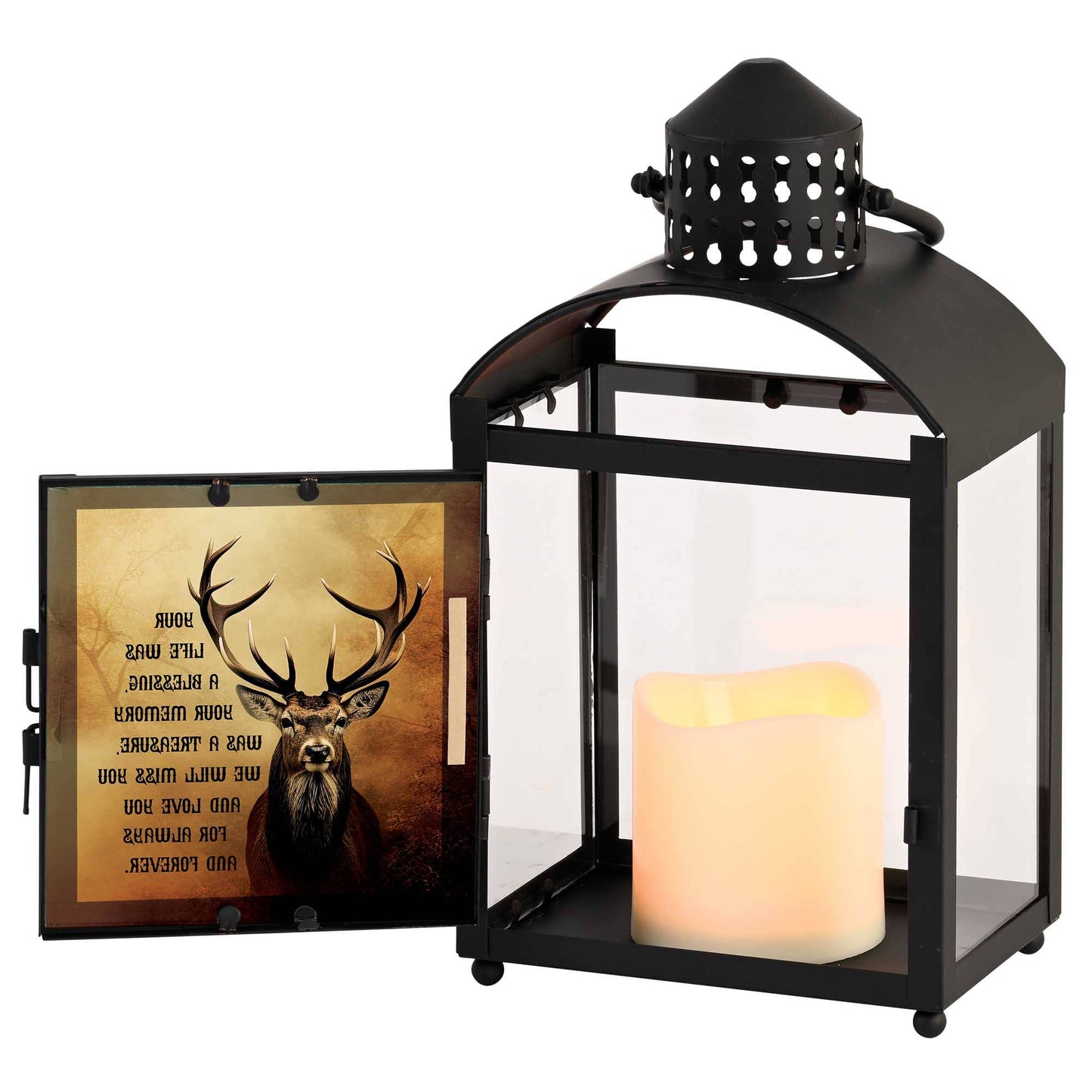 Memorial Lantern Deer You Life Was A Blessing