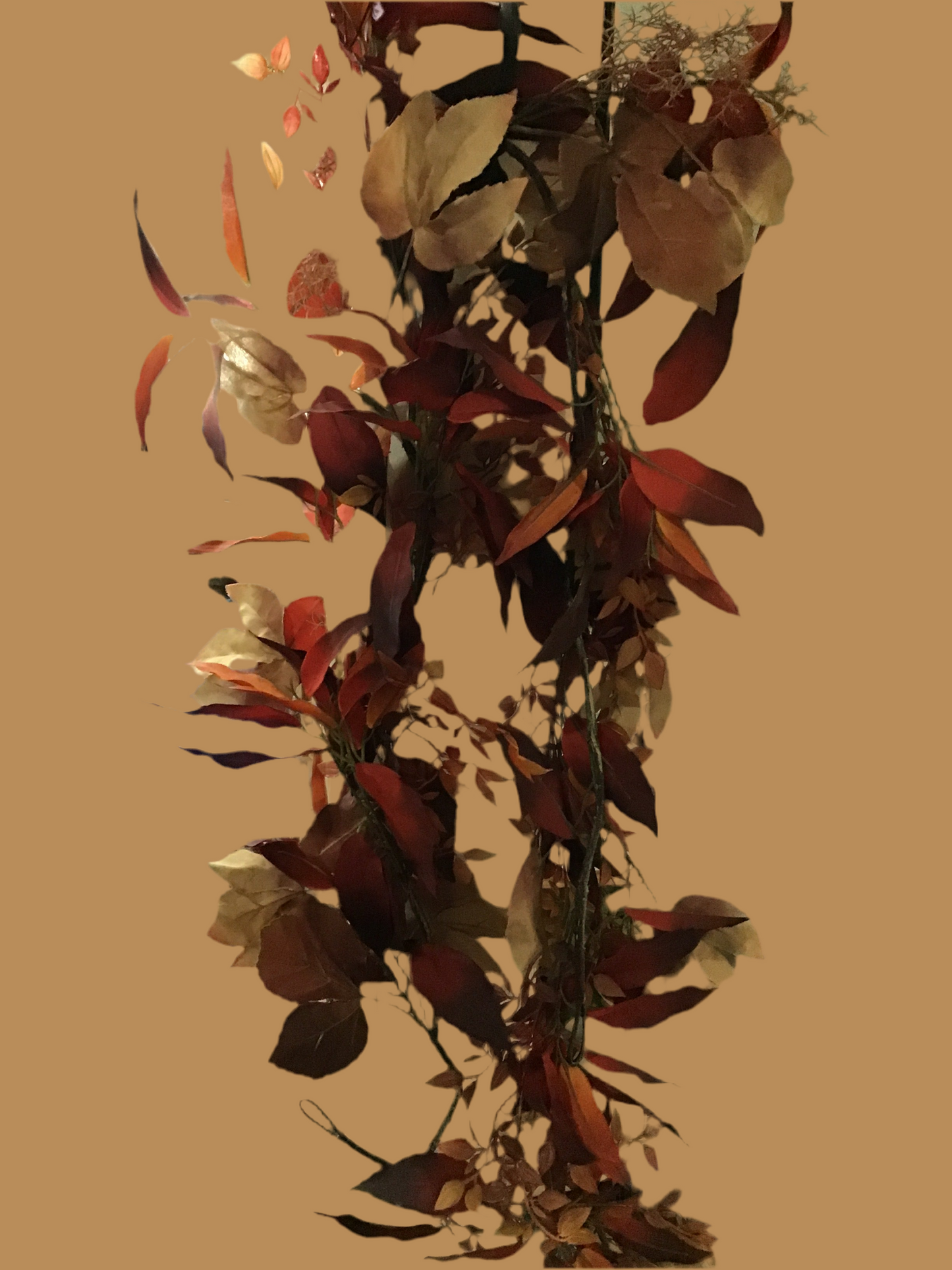 Fall leaf garland 6’