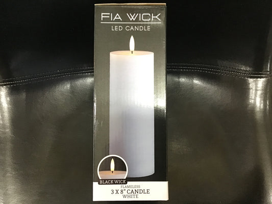 Fia wick led candle