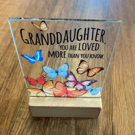 Granddaugher Block Talk Sign