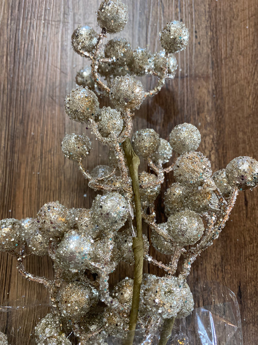 Gold Berry Spray