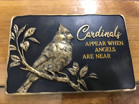 Memorial cardinal wall plaque