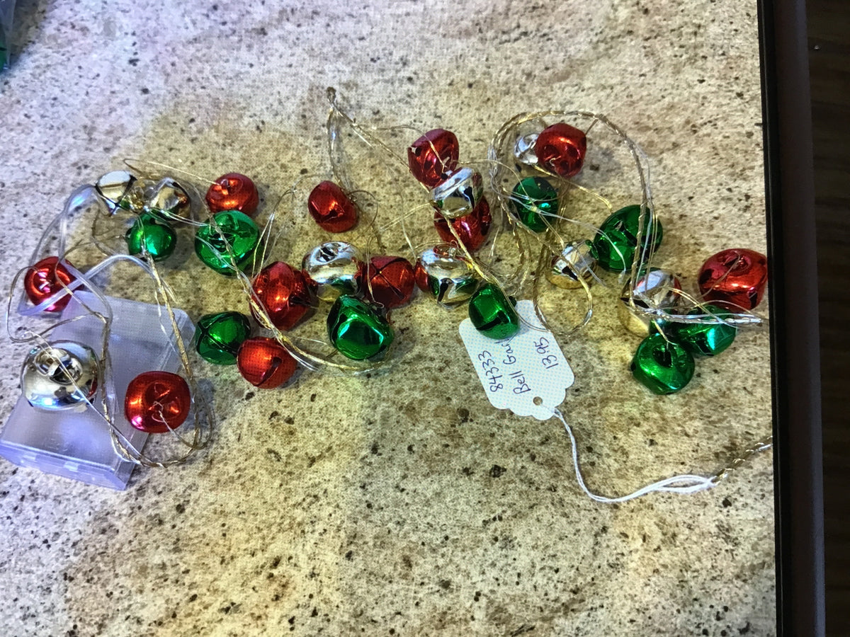 Bell lighted garland
