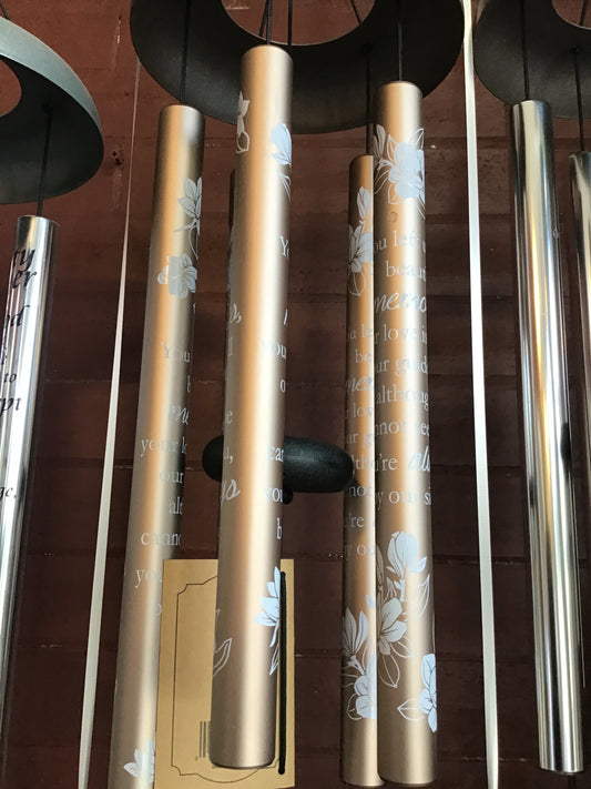 Bronze medium windchime  memories