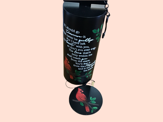 Cylinder windchime memorial tomorrow 22 inch