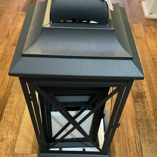 Black Metal Lantern - Medium