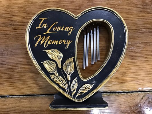 In loving memory marker with chimes