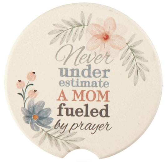 Never Underestimate A Mom Car Coaster