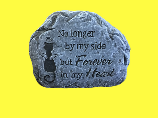 Pet memorial for cat three inches tall