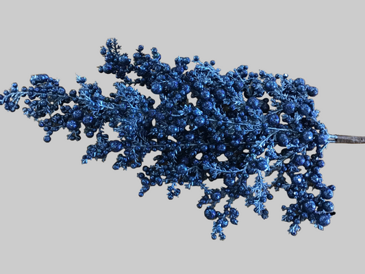 Glitter berry/cedar blue spray