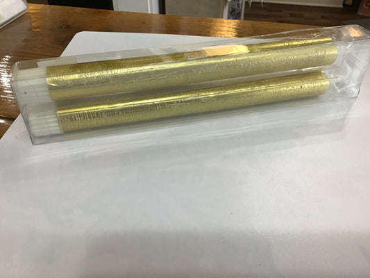 Gold tapper candles battery set of 2 per box