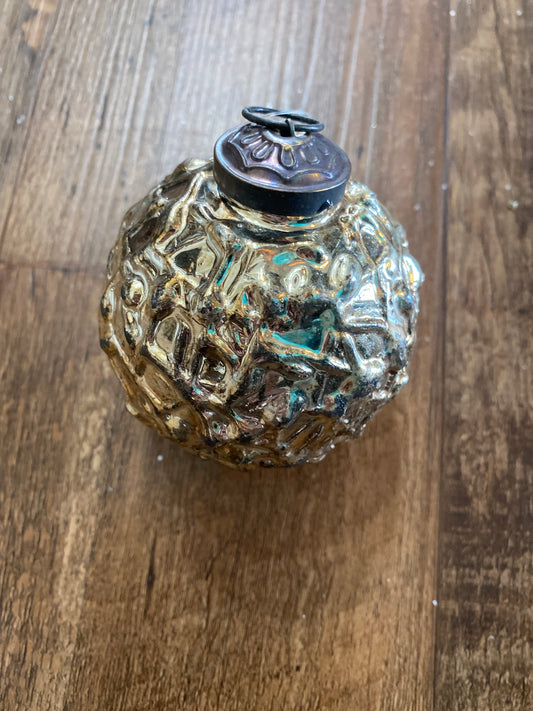 Gold Textured Ornament