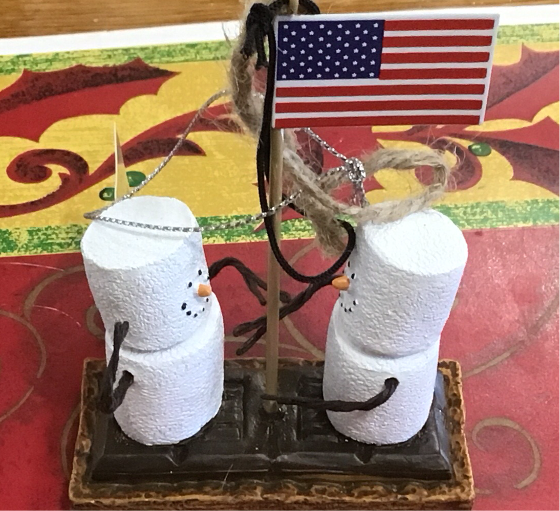 Flag s’more ornaments