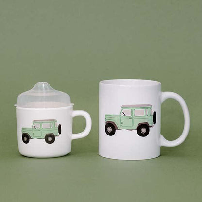 Vintage Truck Two of a  Kind Cup Set