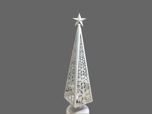 Led large snowflake tree