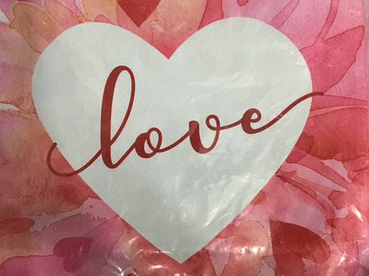 Petal Heart Valentines Day Garden Flag