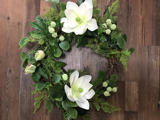 Custom Magnolia Wreath