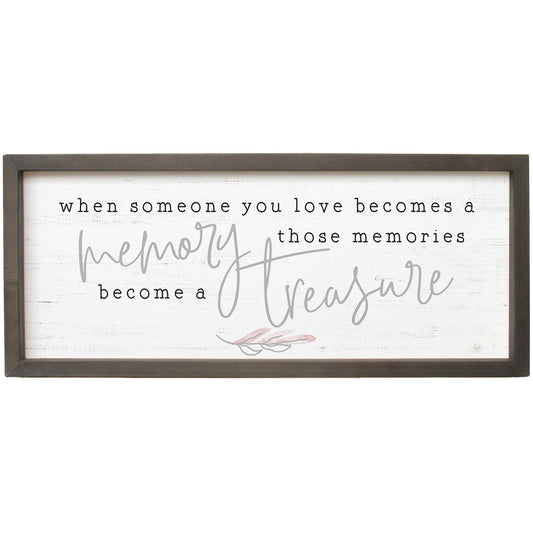 Someone You Love Wood Memorial Sign