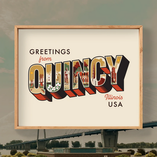 Golden Collective | Print | Greetings From Quincy