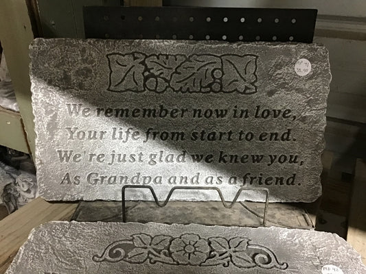 We remember Grandpa