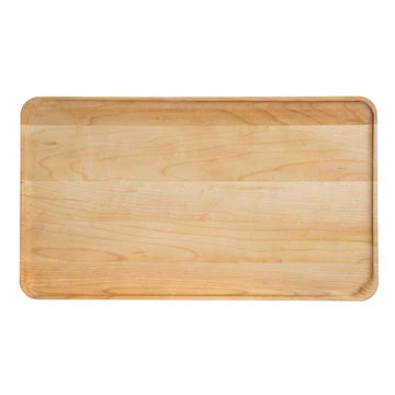 Maple Finish Appetizer Plate