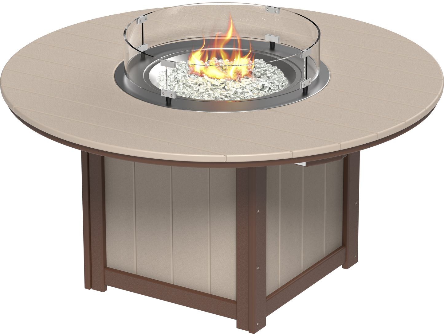 Lumin Fire Table 60'' Round
