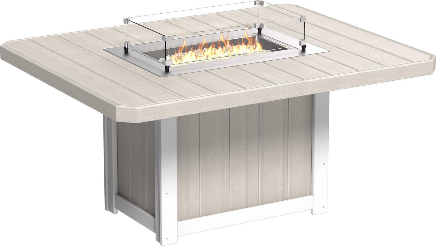 Lumin Fire Table 62'' Rectangular