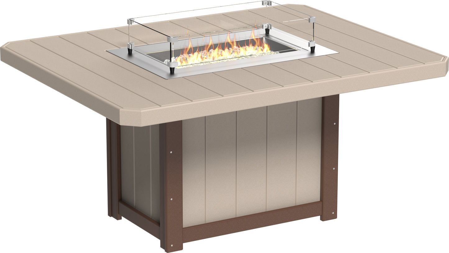 Lumin Fire Table 62'' Rectangular