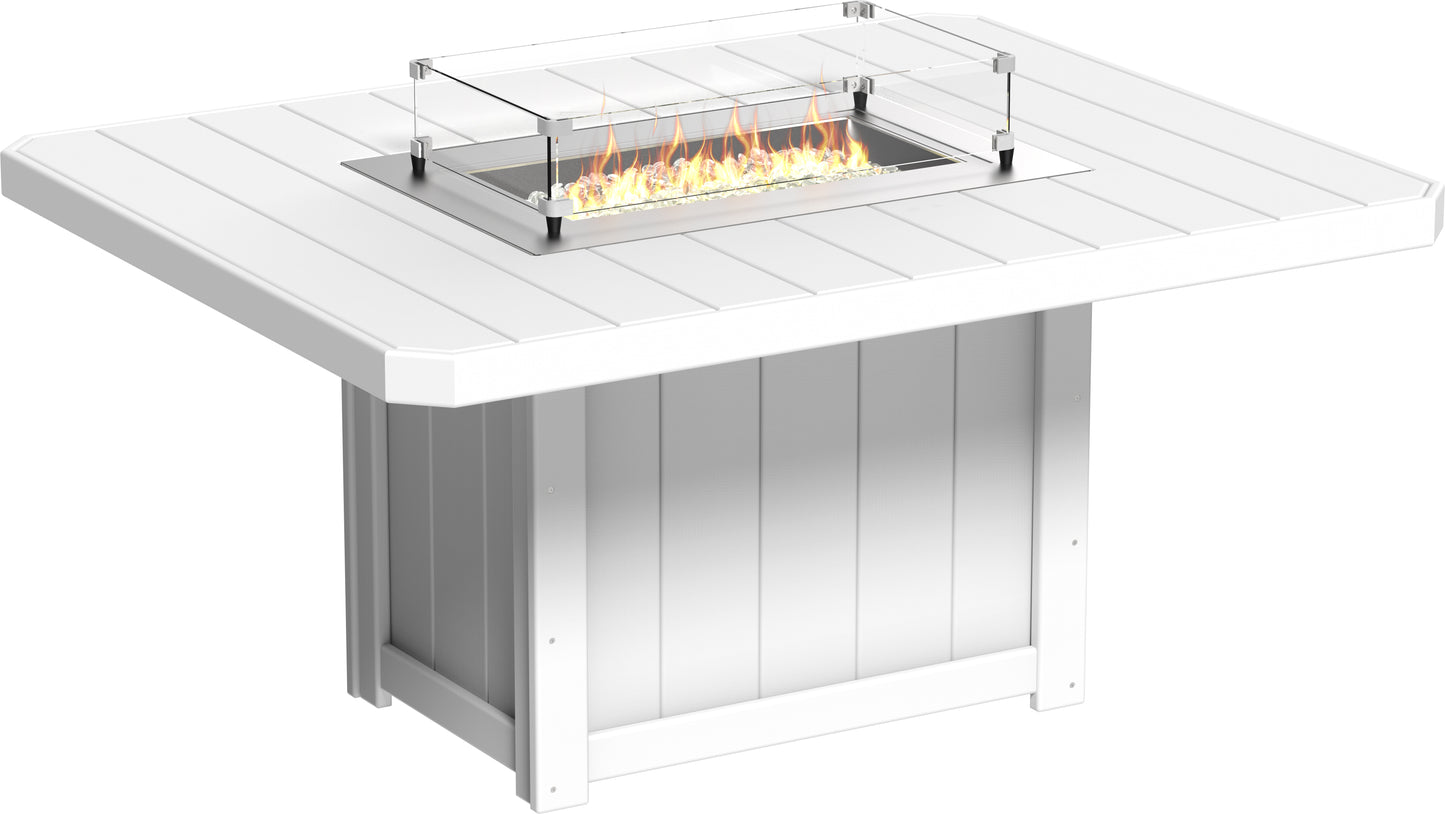 Lumin Fire Table 62'' Rectangular