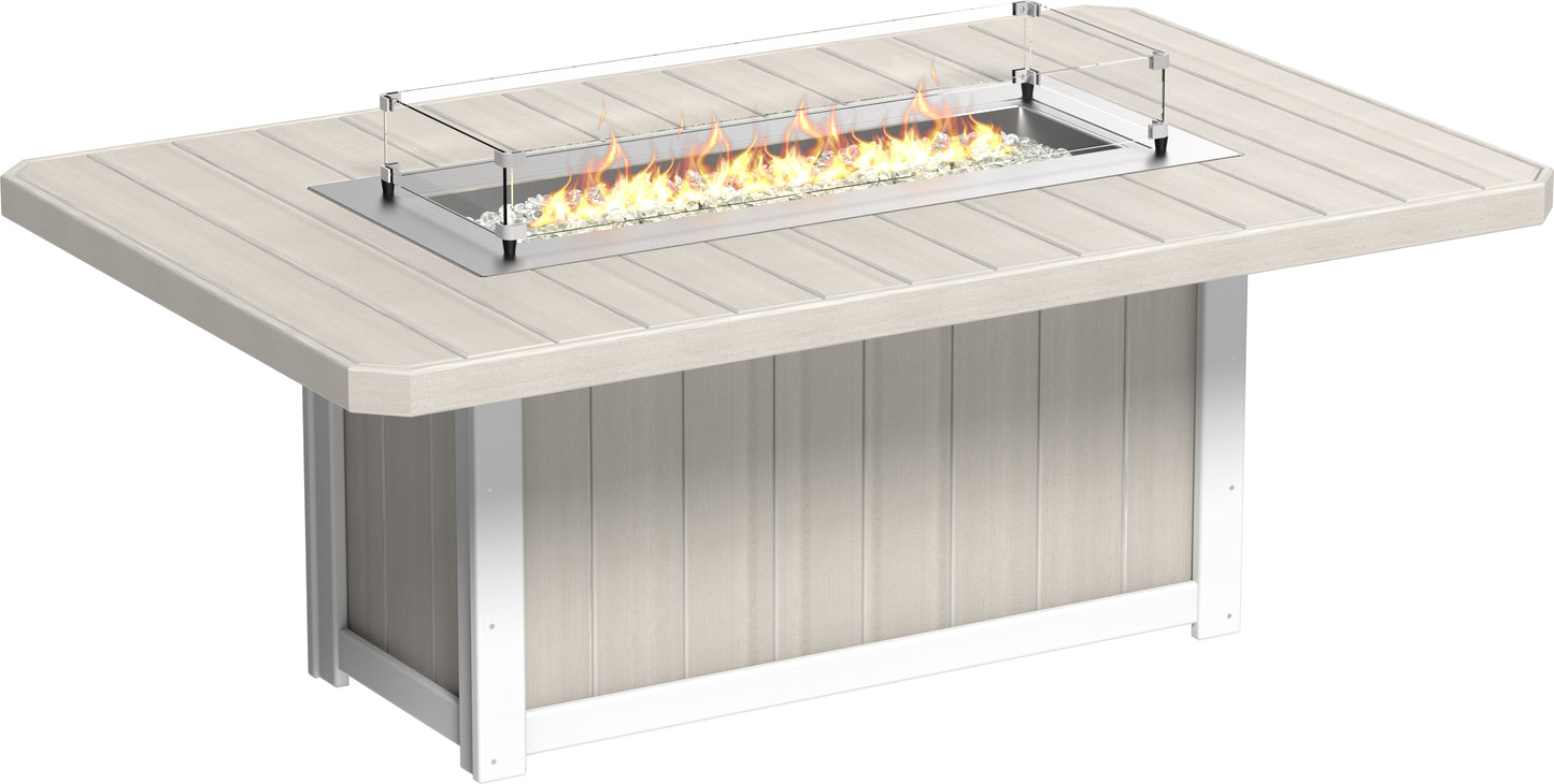 Lumin Fire Table 79" Rectangular