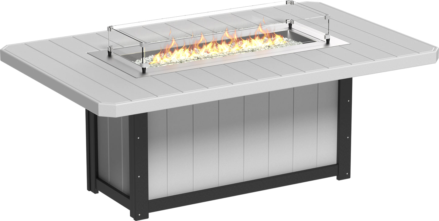 Lumin Fire Table 79" Rectangular