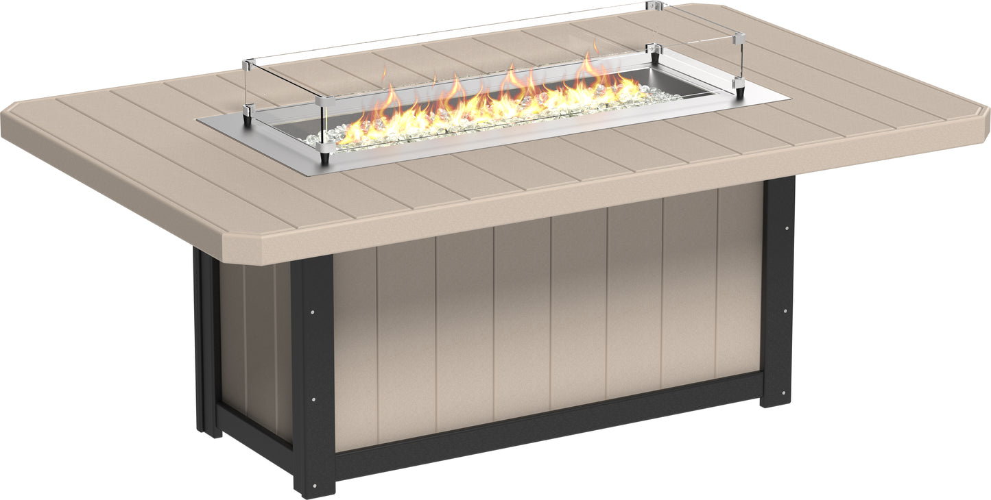 Lumin Fire Table 79" Rectangular