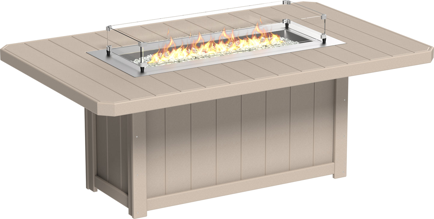 Lumin Fire Table 79" Rectangular