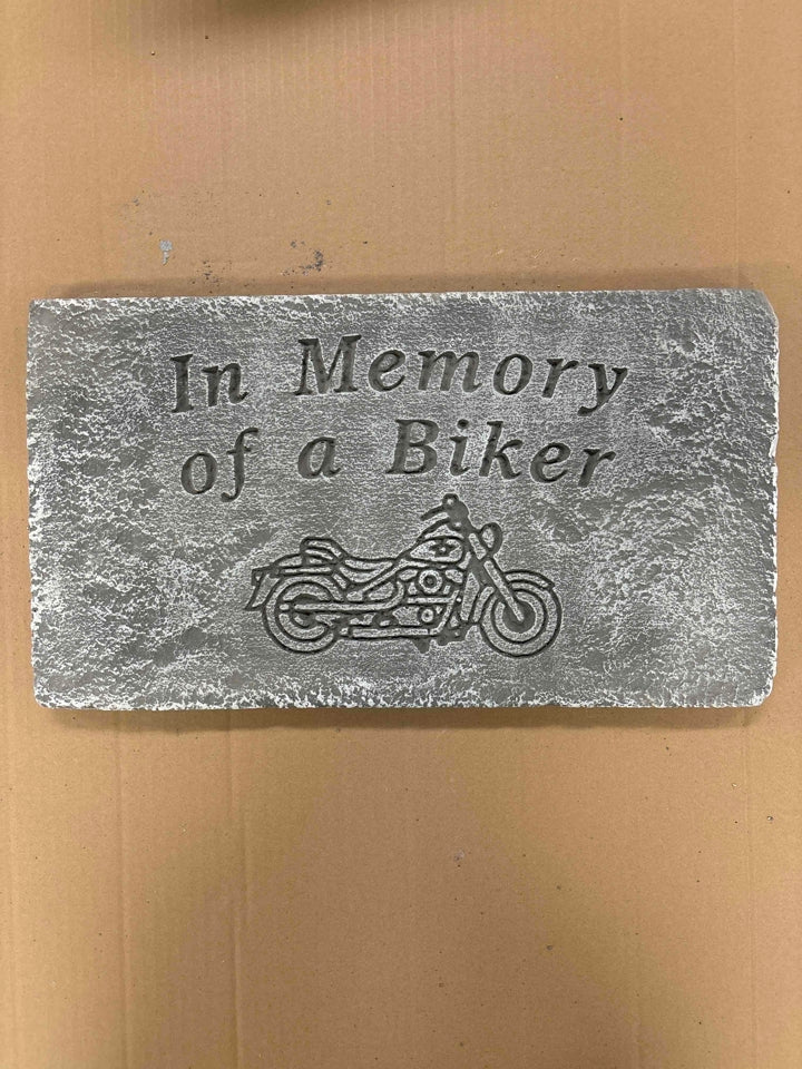 In Memory of a Biker Plaque