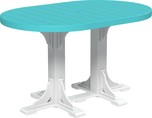 4′ x 6′ Oval Table- Bar Height