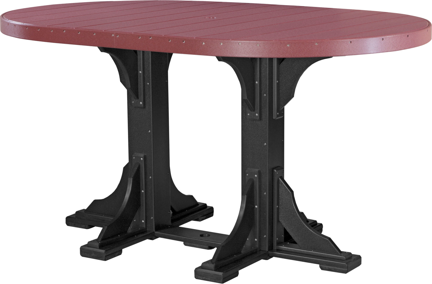 4′ x 6′ Oval Table- Bar Height