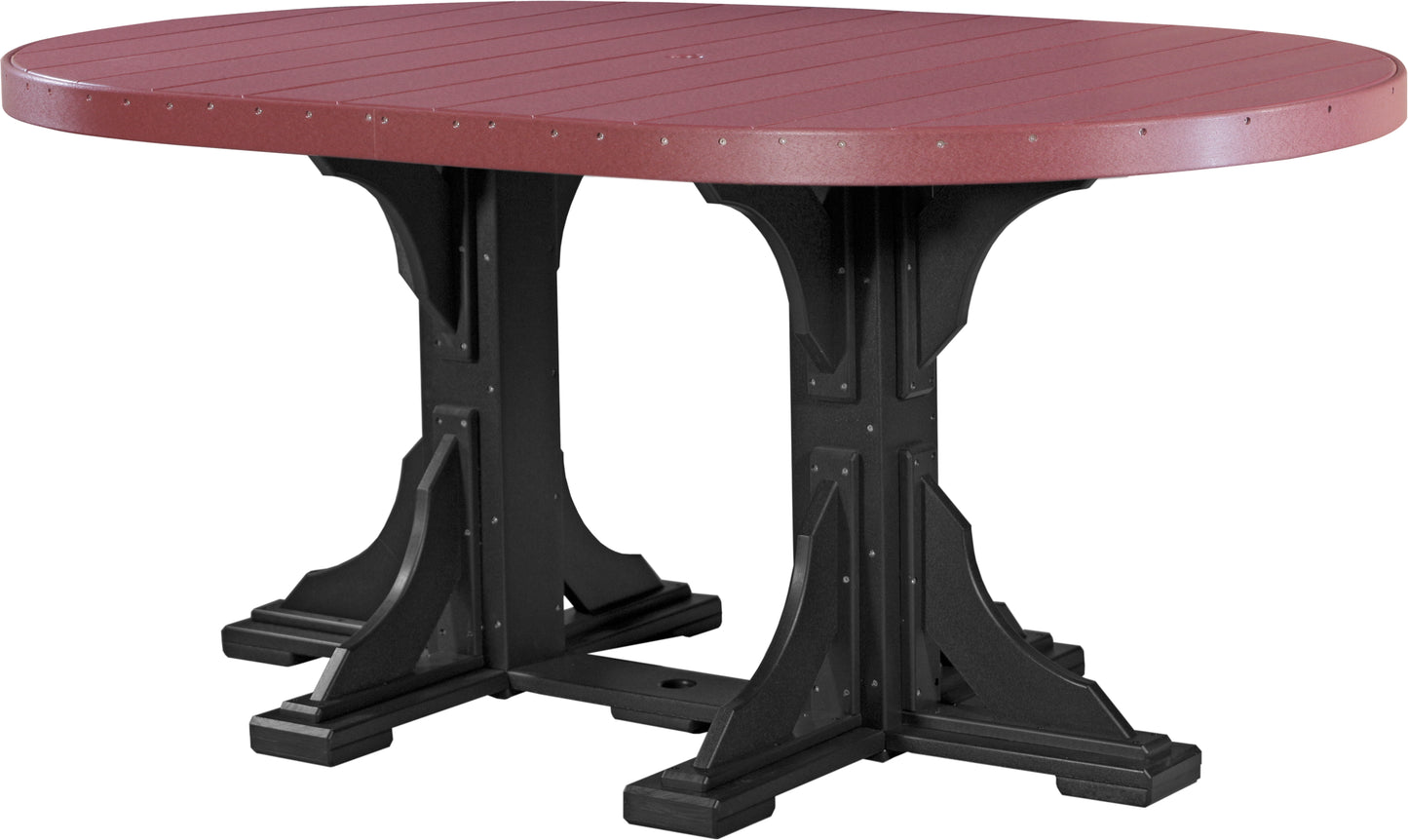 4′ x 6′ Oval Table- Counter Height