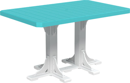 4′ x 6′ Rectangular Table- Bar Height