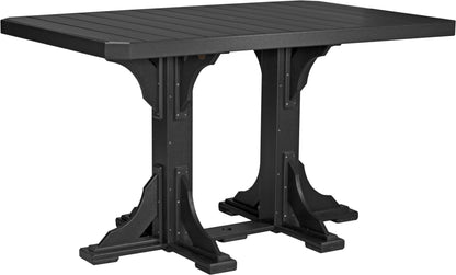 4′ x 6′ Rectangular Table- Bar Height