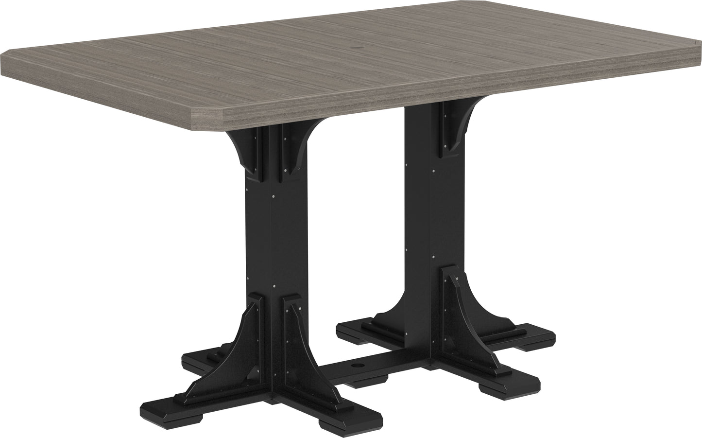 4′ x 6′ Rectangular Table- Bar Height
