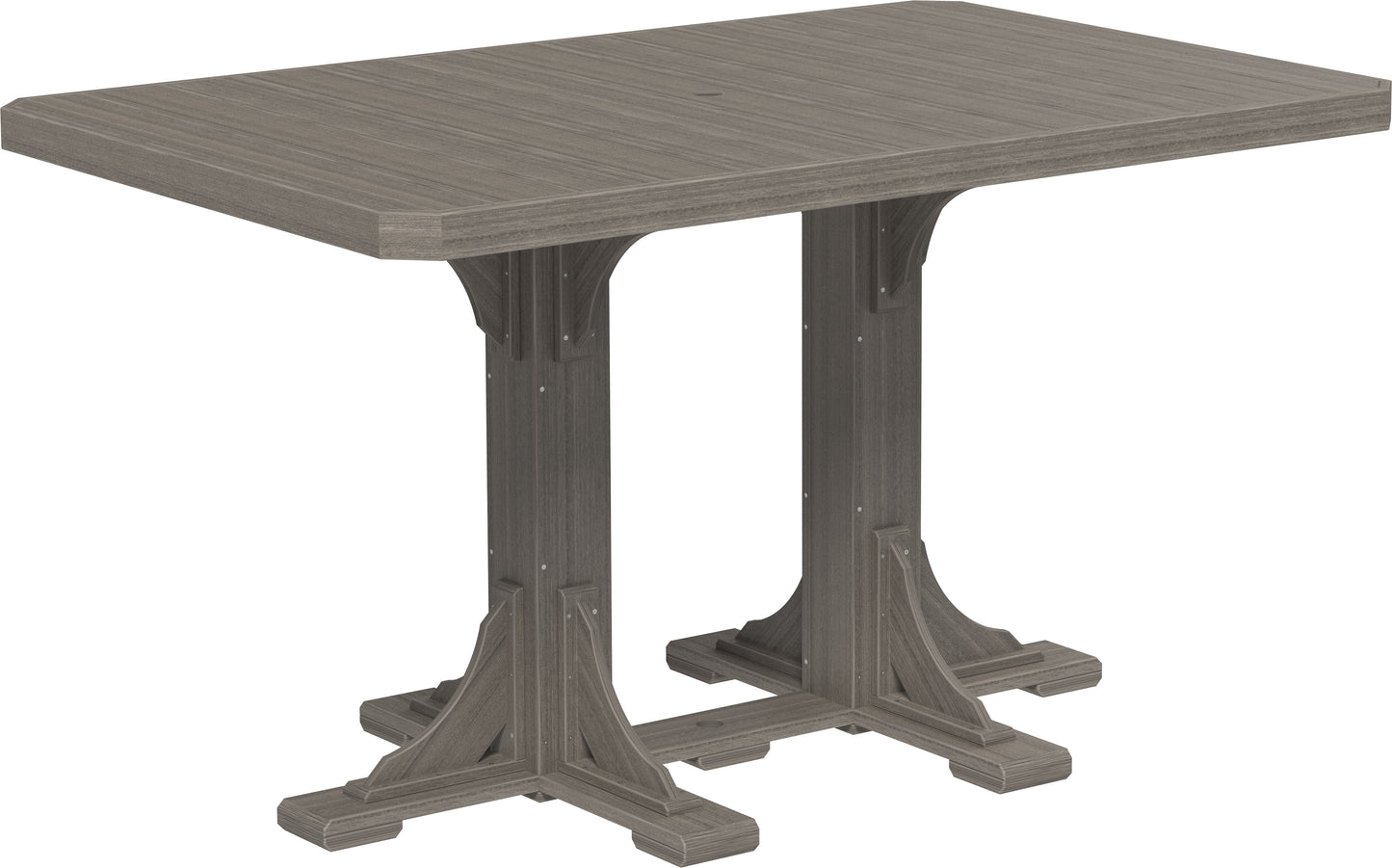 4′ x 6′ Rectangular Table- Bar Height