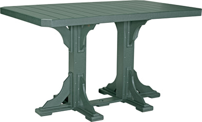 4′ x 6′ Rectangular Table- Bar Height