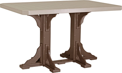 4′ x 6′ Rectangular Table- Bar Height