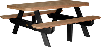 6′ Rectangular Picnic Table