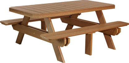 6′ Rectangular Picnic Table