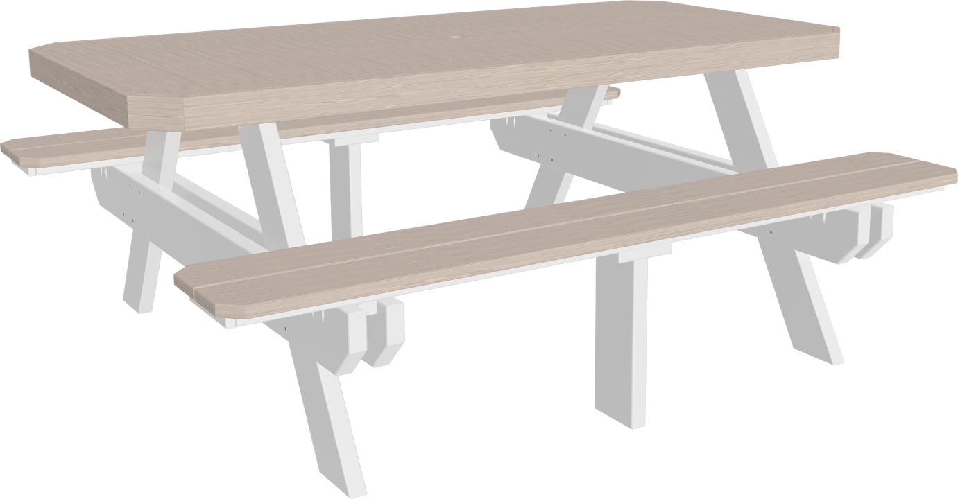 6′ Rectangular Picnic Table