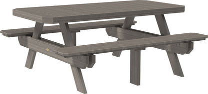 6′ Rectangular Picnic Table