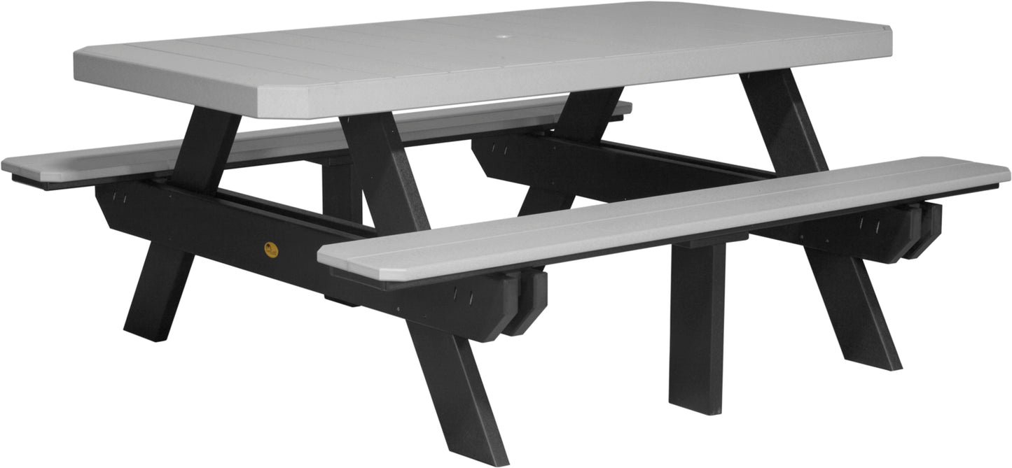 6′ Rectangular Picnic Table