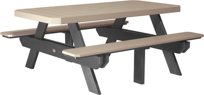 6′ Rectangular Picnic Table