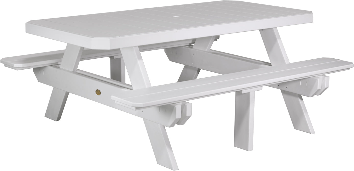 6′ Rectangular Picnic Table